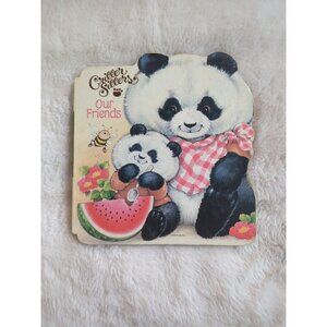 Vintage Panda Our Friends Critter Sitters Toys Childrens Board Book 1984
